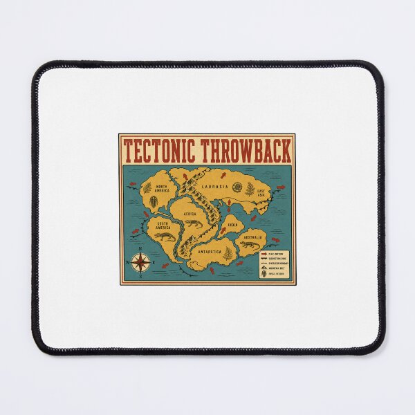 Item preview, Pangea Map Vintage Geology and Continental Drift Design designed and sold by AMICO77.