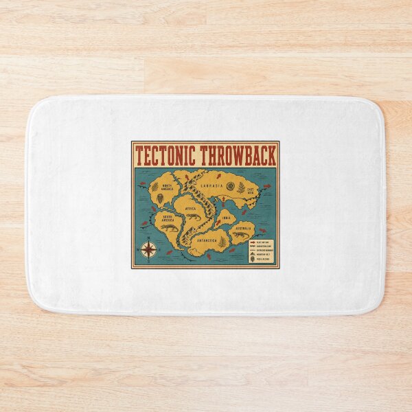 Item preview, Pangea Map Vintage Geology and Continental Drift Design designed and sold by AMICO77.