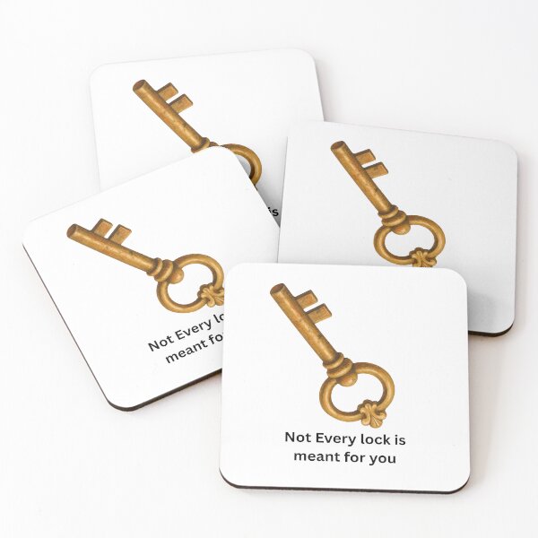 Item preview, Not Every Lock Is Meant for You – Inspirational Key Quote Design designed and sold by TimelessTalks9.