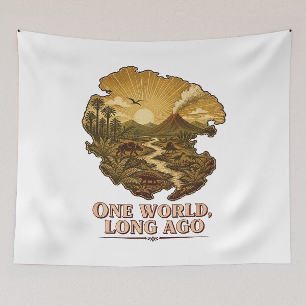 Item preview, Pangea Map Vintage Geology and Continental Drift Design designed and sold by AMICO77.