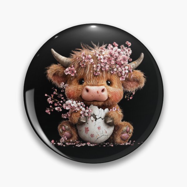 Item preview, Adorable Calf with Cherry Blossoms designed and sold by perijun.