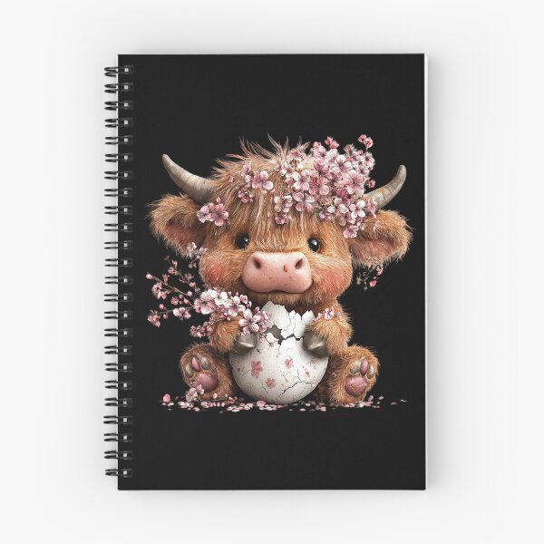 Item preview, Adorable Calf with Cherry Blossoms designed and sold by perijun.