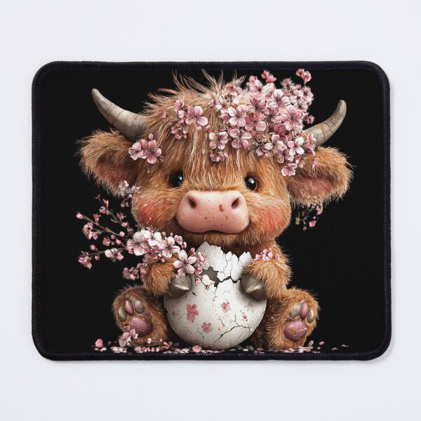 Item preview, Adorable Calf with Cherry Blossoms designed and sold by perijun.