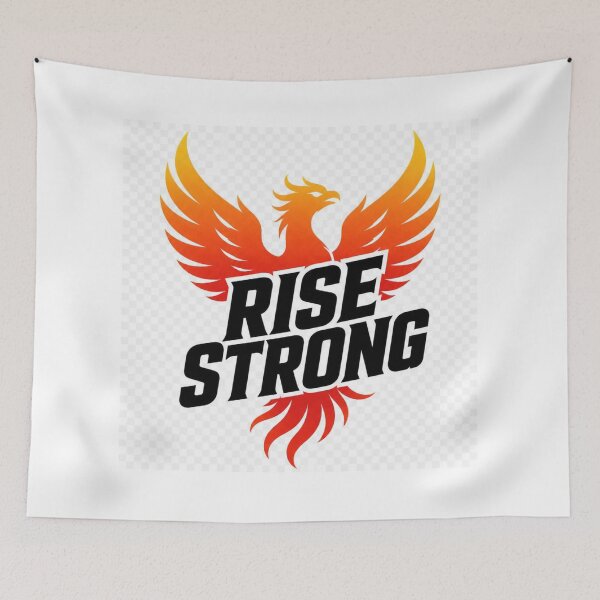 Item preview, Rise Strong Motivational Quote T-Shirt | Inspirational Strength & Resilience Design designed and sold by Paltooproducts.