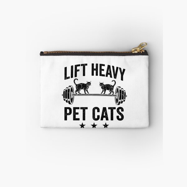 Item preview, Lift Heavy Pet Cats Cat Lover Weightlifting Gym Humor designed and sold by Doodleoub.