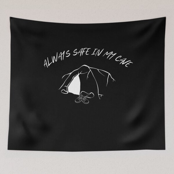 Item preview, Always safe in my cave - introvert, hikikomori designed and sold by ewicraft.