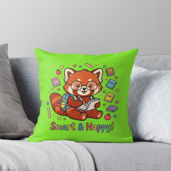 Item preview, Smart and Happy Cute Fox Sticker designed and sold by lailakhalaf.