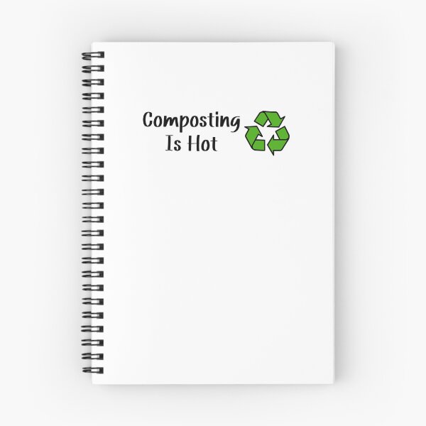 Item preview, "Composting Is Hot" Funny Composting Label designed and sold by SlimyFish.