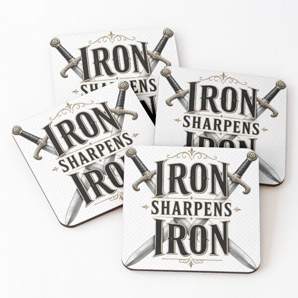 Item preview, Iron Sharpens Iron Motivational Quote T-Shirt | Strength & Growth Inspiration designed and sold by Paltooproducts.
