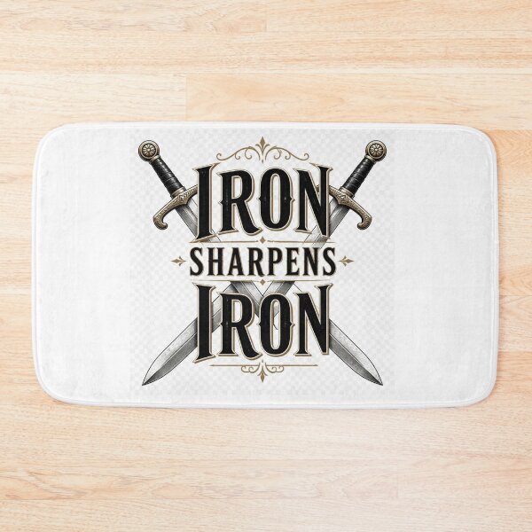 Item preview, Iron Sharpens Iron Motivational Quote T-Shirt | Strength & Growth Inspiration designed and sold by Paltooproducts.