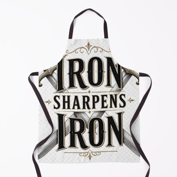 Item preview, Iron Sharpens Iron Motivational Quote T-Shirt | Strength & Growth Inspiration designed and sold by Paltooproducts.