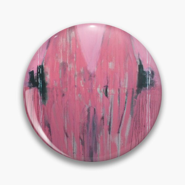 Item preview, Pink Abstract Figure Pale Green Face Painting designed and sold by Gela Mikava.