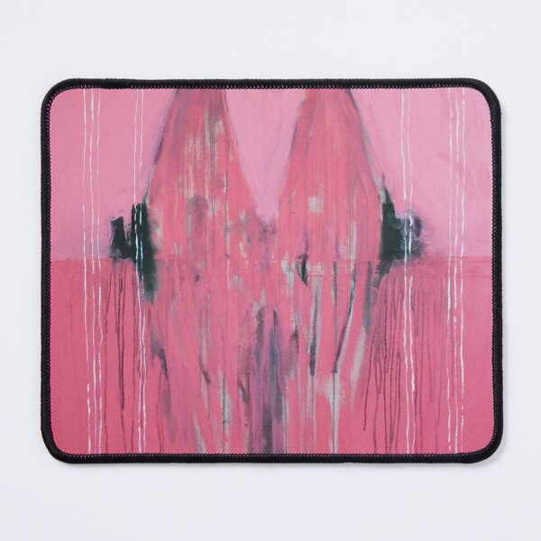 Item preview, Pink Abstract Figure Pale Green Face Painting designed and sold by Gela Mikava.
