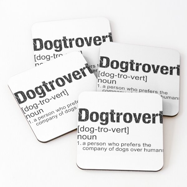 Item preview, Dogtrovert Dog Lover Definition Introvert Dog Mom Dog Dad designed and sold by Doodleoub.