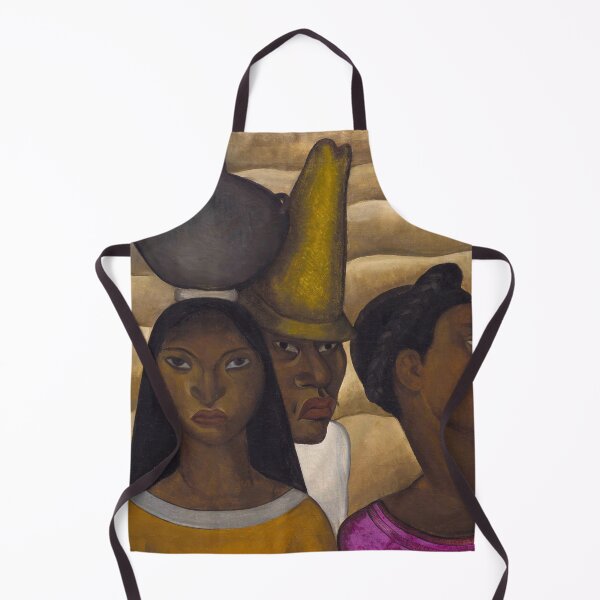 Item preview, Tres Mujeres (Three Women) Mexican still life fine art portrait painting by Roberto Montenegro designed and sold by Jéanpaul Ferro.