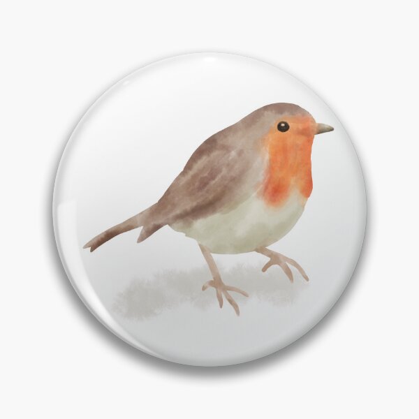 Item preview, Watercolor Winter Robin designed and sold by QuestingPixel.