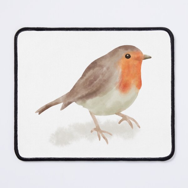 Item preview, Watercolor Winter Robin designed and sold by QuestingPixel.