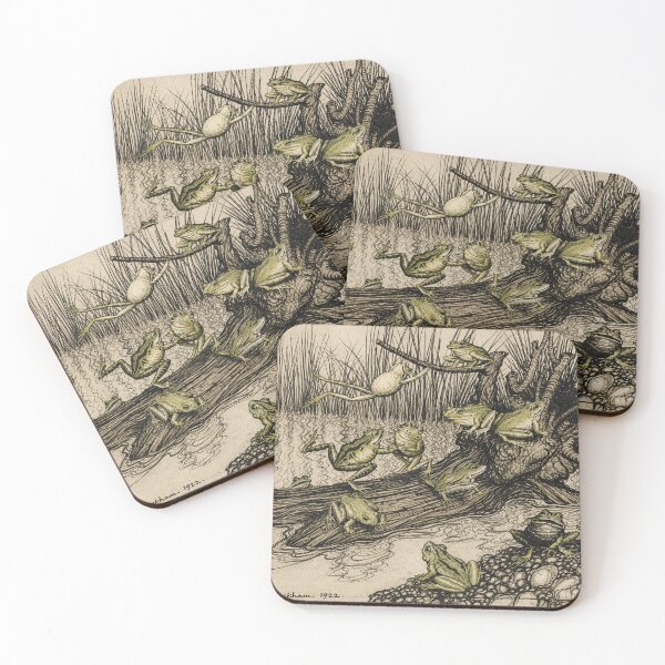 Item preview, Arthur Rackham's Vintage Frog Illustration Woodland Scene for Children's Room designed and sold by RickE.
