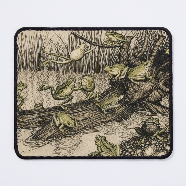 Item preview, Arthur Rackham's Vintage Frog Illustration Woodland Scene for Children's Room designed and sold by RickE.