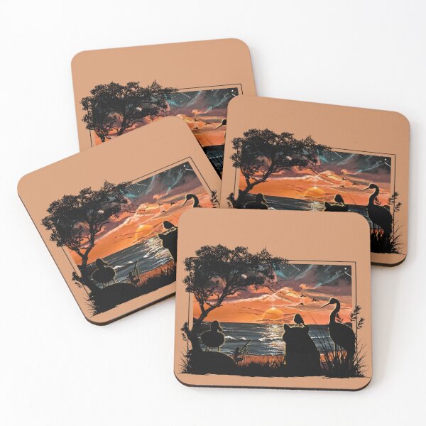 Item preview, Meteor Shower Sunset Wetland Art designed and sold by ArtistsAtticWI.
