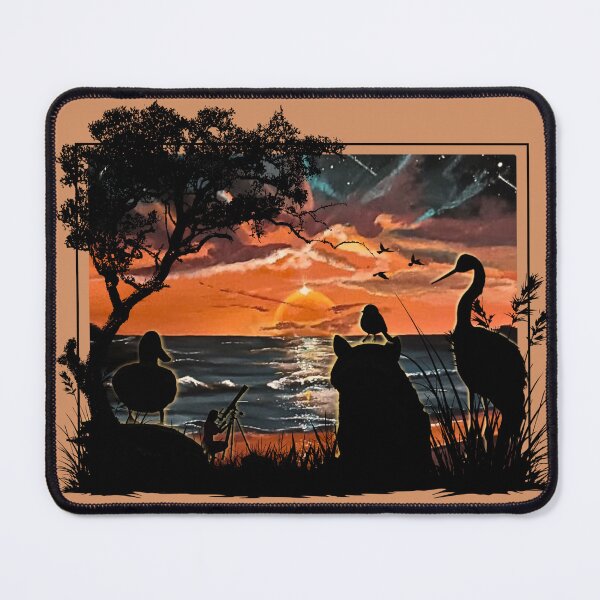 Item preview, Meteor Shower Sunset Wetland Art designed and sold by ArtistsAtticWI.