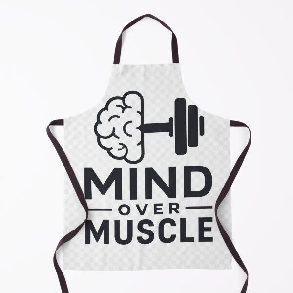 Item preview, Mind Over Muscle Motivational Quote T-Shirt | Mental Strength Fitness Design designed and sold by Paltooproducts.