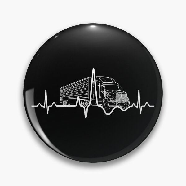 Item preview, Trucker Heartbeat Truck Driver Life Long Haul designed and sold by Doodleoub.