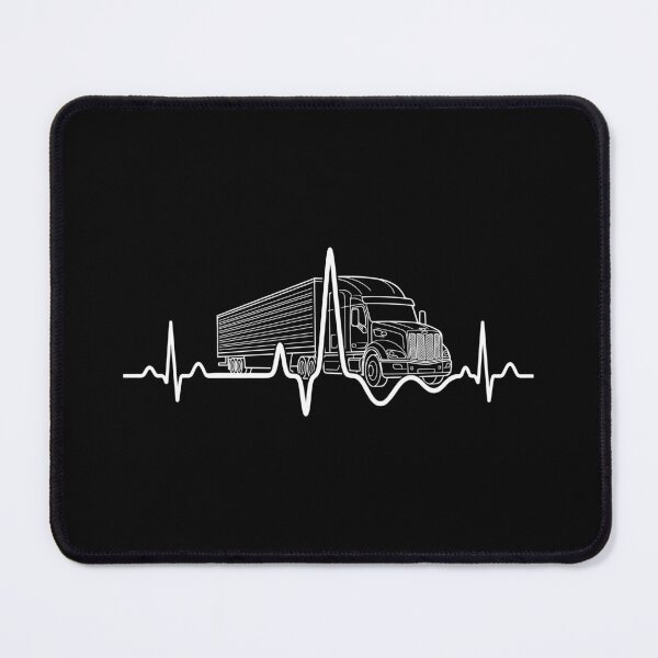 Item preview, Trucker Heartbeat Truck Driver Life Long Haul designed and sold by Doodleoub.