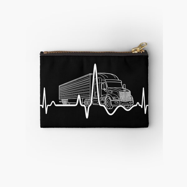 Item preview, Trucker Heartbeat Truck Driver Life Long Haul designed and sold by Doodleoub.