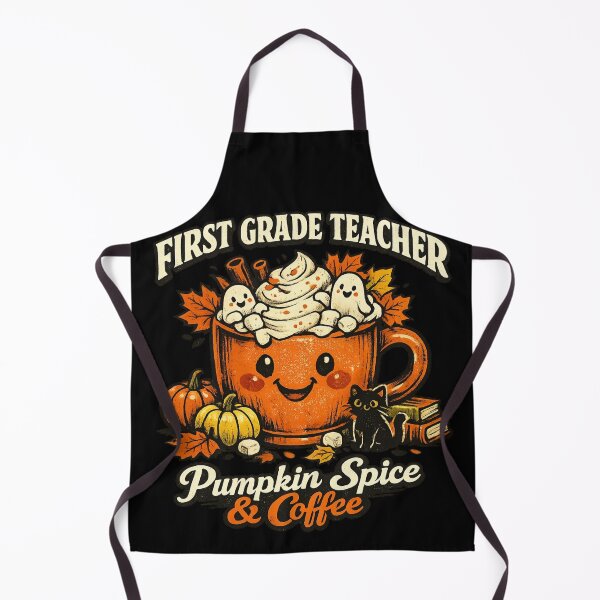 Item preview, Kindergarten Teacher Pumpkin Spice & Coffee Vintage Fall Design designed and sold by CreationbyVona.
