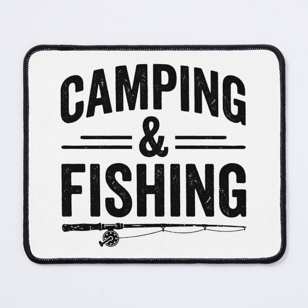 Item preview, Camping & Fishing Outdoor Adventure Enthusiast Hobby designed and sold by Doodleoub.
