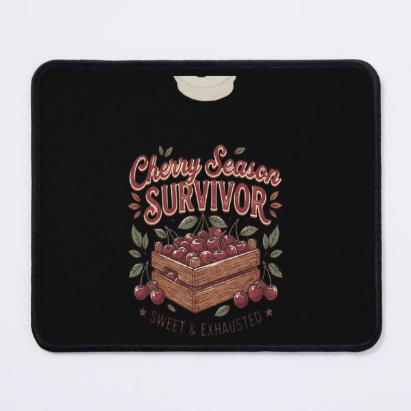 Item preview, Cherry Season Survivor Funny Orchard Life Design designed and sold by Anny-w-1.