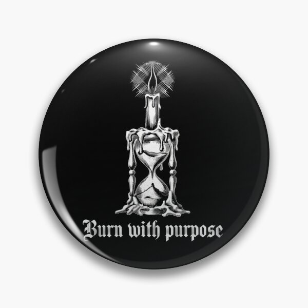 Item preview, Burn with Purpose Hourglass Candle Minimalist T-Shirt | NeoSeinen designed and sold by NeoSeinen.
