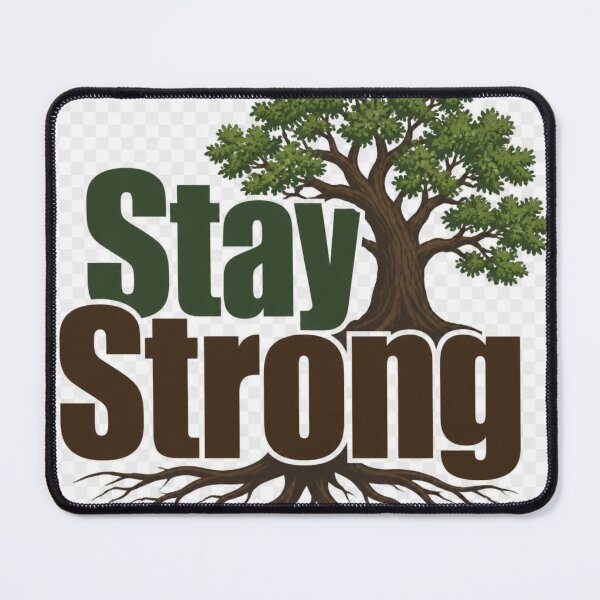 Item preview, Stay Strong Motivational Quote T-Shirt | Inspirational Strength & Resilience Design designed and sold by Paltooproducts.