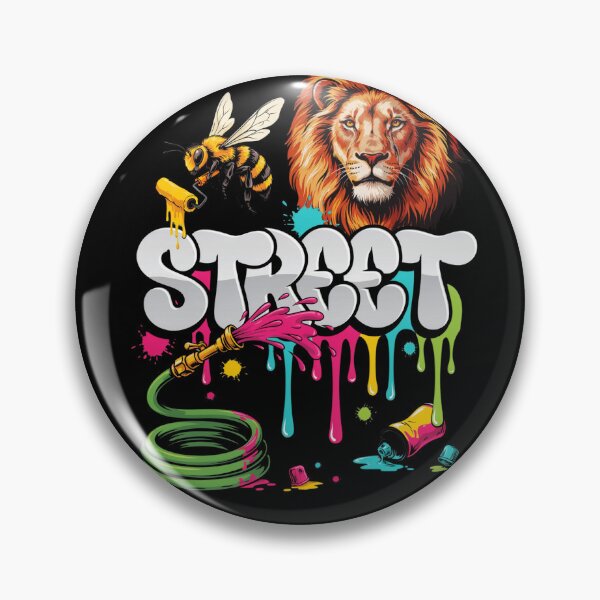 Item preview, Street Lion & Bee Tee v1 designed and sold by DarylWelsh2024.