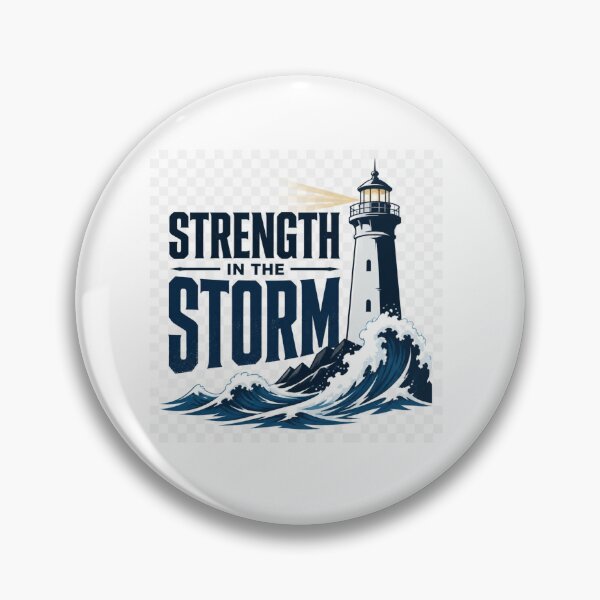 Item preview, Strength In The Storm Motivational Quote T-Shirt | Inspirational Resilience Design designed and sold by Paltooproducts.
