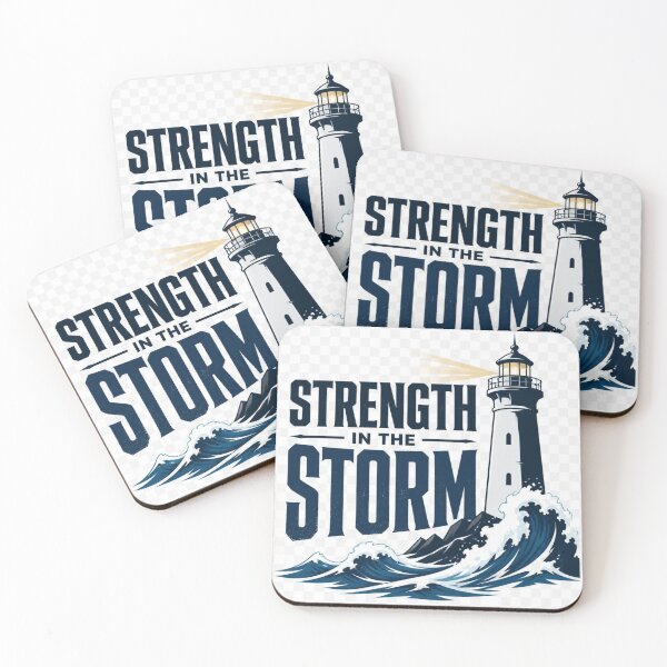 Item preview, Strength In The Storm Motivational Quote T-Shirt | Inspirational Resilience Design designed and sold by Paltooproducts.