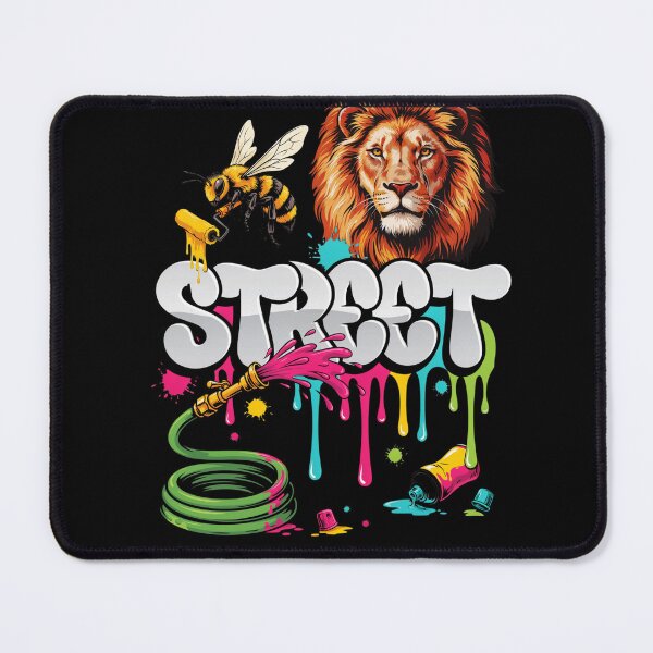 Item preview, Street Lion & Bee Tee v1 designed and sold by DarylWelsh2024.