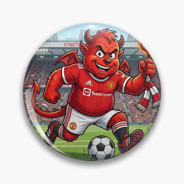 Item preview, Mascota del Manchester United designed and sold by TheLabelEditDesign.