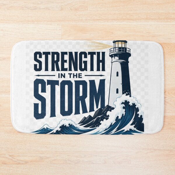 Item preview, Strength In The Storm Motivational Quote T-Shirt | Inspirational Resilience Design designed and sold by Paltooproducts.