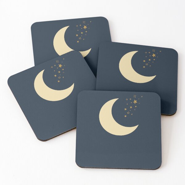 Item preview, Cosmic Night Moon and Stars designed and sold by ArtbyAfroditi.