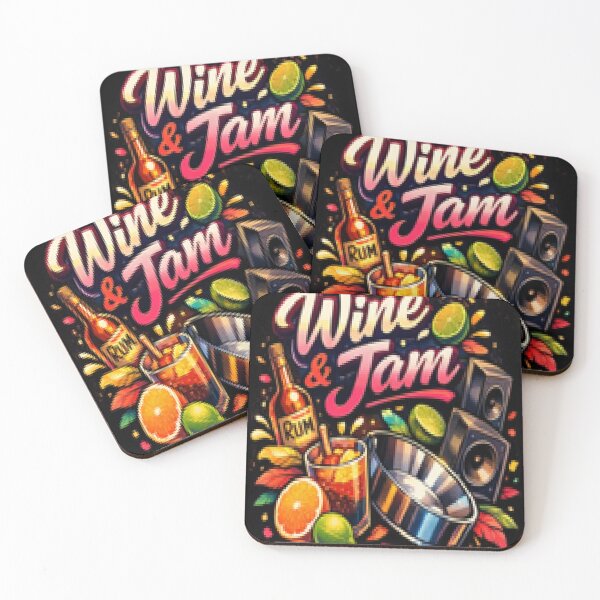 Item preview, Wine & Jam, It's Carnival! designed and sold by 5PalmsCreative.