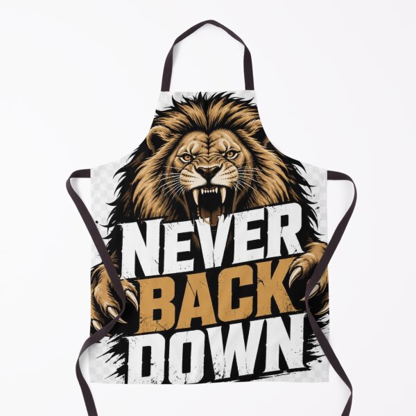 Item preview, Never Back Down Motivational Quote T-Shirt | Courage & Determination Design designed and sold by Paltooproducts.