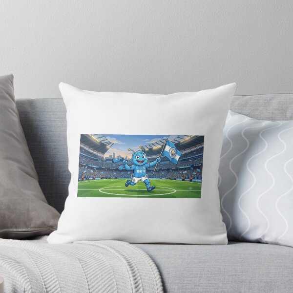 Item preview, Manchester City Mascot Cartoon designed and sold by TheLabelEditDesign.