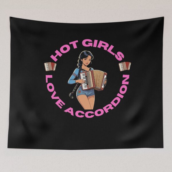Item preview, Hot girls love accordion designed and sold by Konvero.