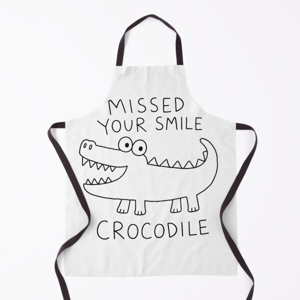 Item preview, Missed Your Smile Crocodile Faded Sketch Line Art Back To School Gift for Teachers designed and sold by Nightarel.