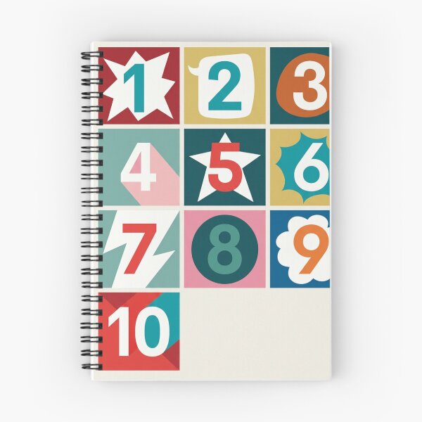 Item preview, Educational Learn Numbers Original Custom Learning Poster Wall Art Design designed and sold by Cool Robot Bro..