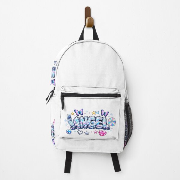 Item preview, Angel Y2K Glitter Chrome Text designed and sold by Promoffy.