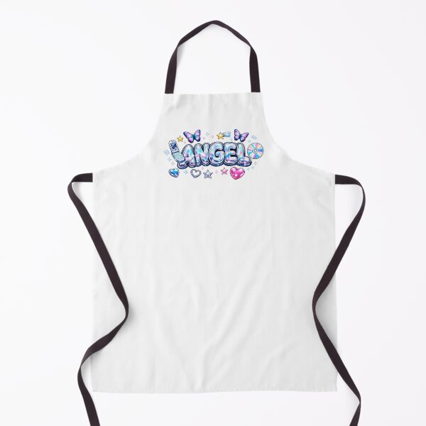 Item preview, Angel Y2K Glitter Chrome Text designed and sold by Promoffy.