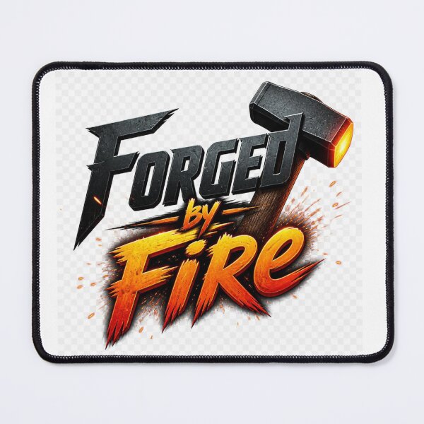 Item preview, Forged By Fire Motivational Quote T-Shirt | Strength & Resilience Design designed and sold by Paltooproducts.
